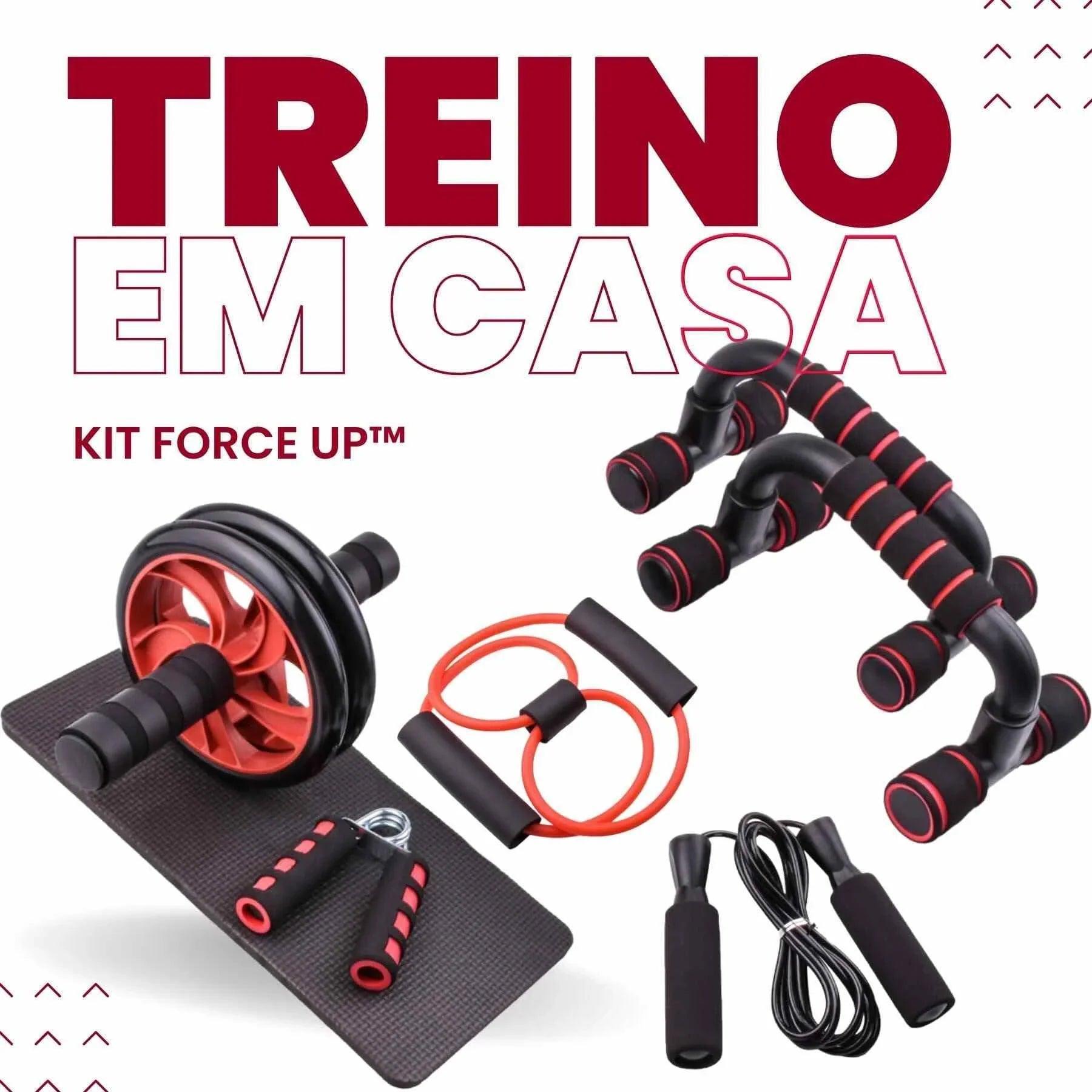 Kit Force Up™ Completo Treino em Casa - ÚLTIMAS UNIDADES🔥