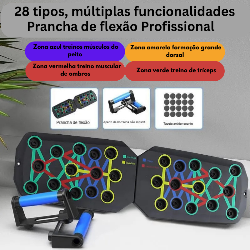 Prancha de Flexão Max Performance™ Sua Academia em Casa