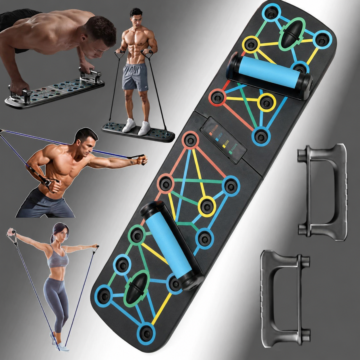 Prancha de Flexão Max Performance™ Sua Academia em Casa