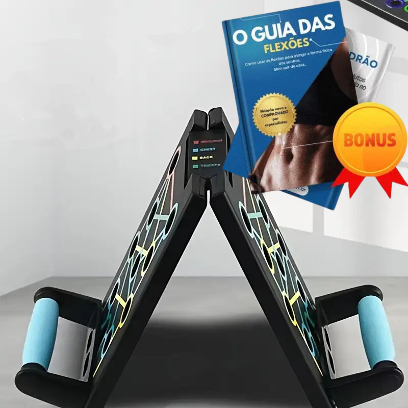 Prancha de Flexão Max Performance™ Sua Academia em Casa