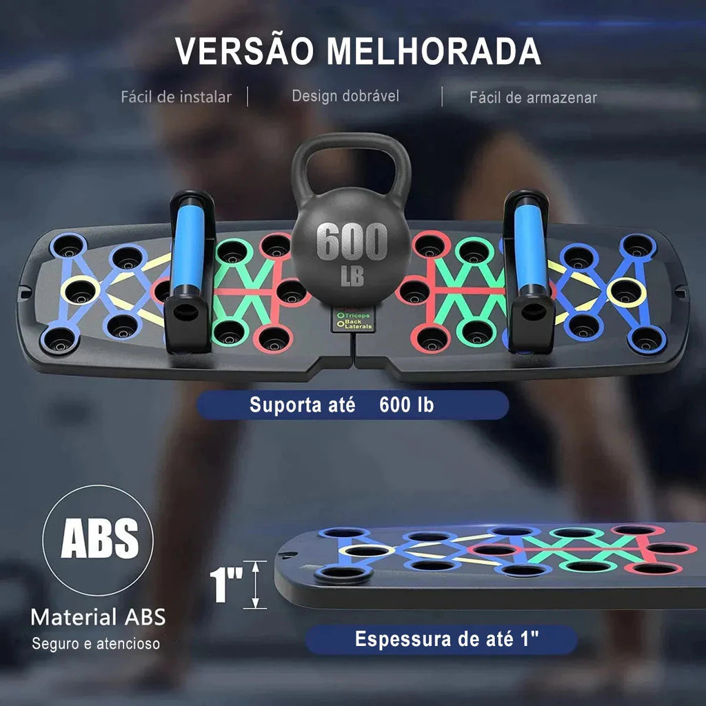 Prancha de Flexão Max Performance™ Sua Academia em Casa