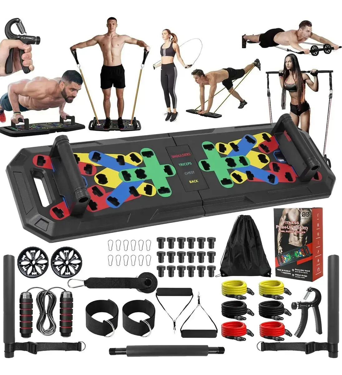 Prancha de Flexão Max Performance™ Sua Academia em Casa