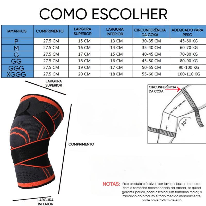Joelheira Comfort Ortopédica - COMPRE 1 E LEVE 2 - carbermais