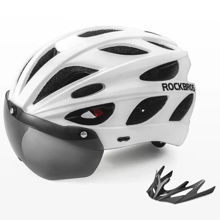 Capacete de Ciclismo com Lente Removível