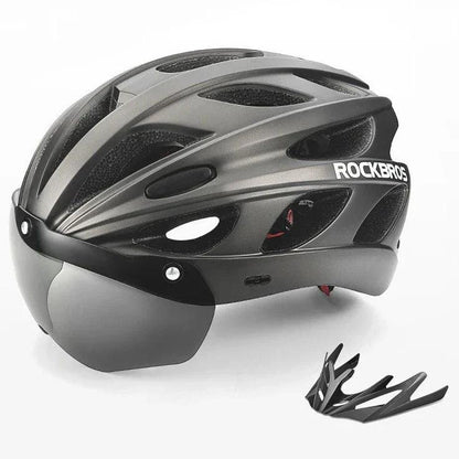 Capacete de Ciclismo com Lente Removível