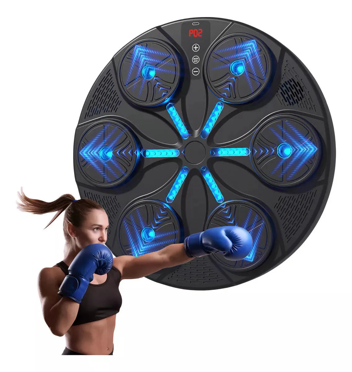 🥊 Torne Seu Treino Mais Divertido, Queime Calorias, Defina Seu Corpo! Boxe Musical Inteligente + Luvas de Brinde!