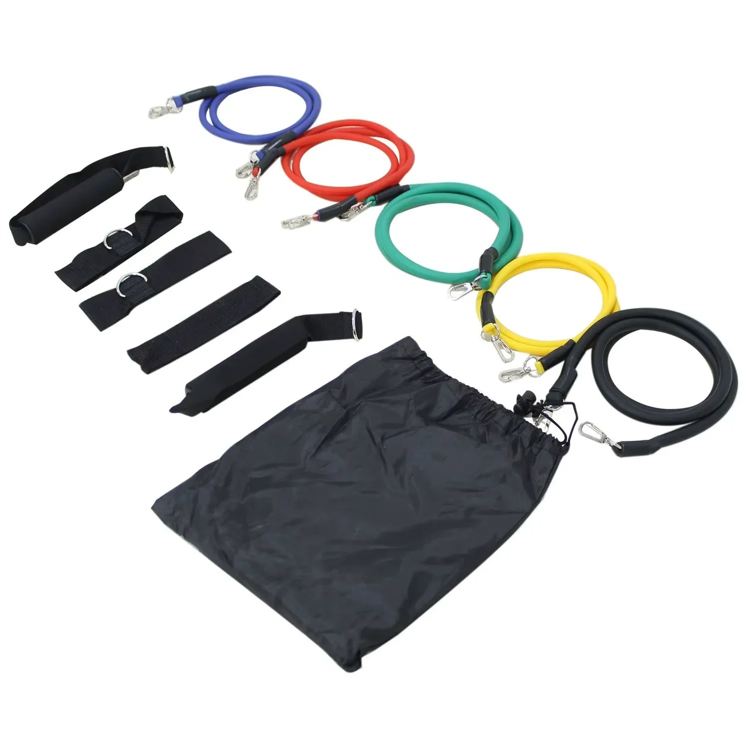 Kit Extensores Elásticos para Treino Funcional em Casa