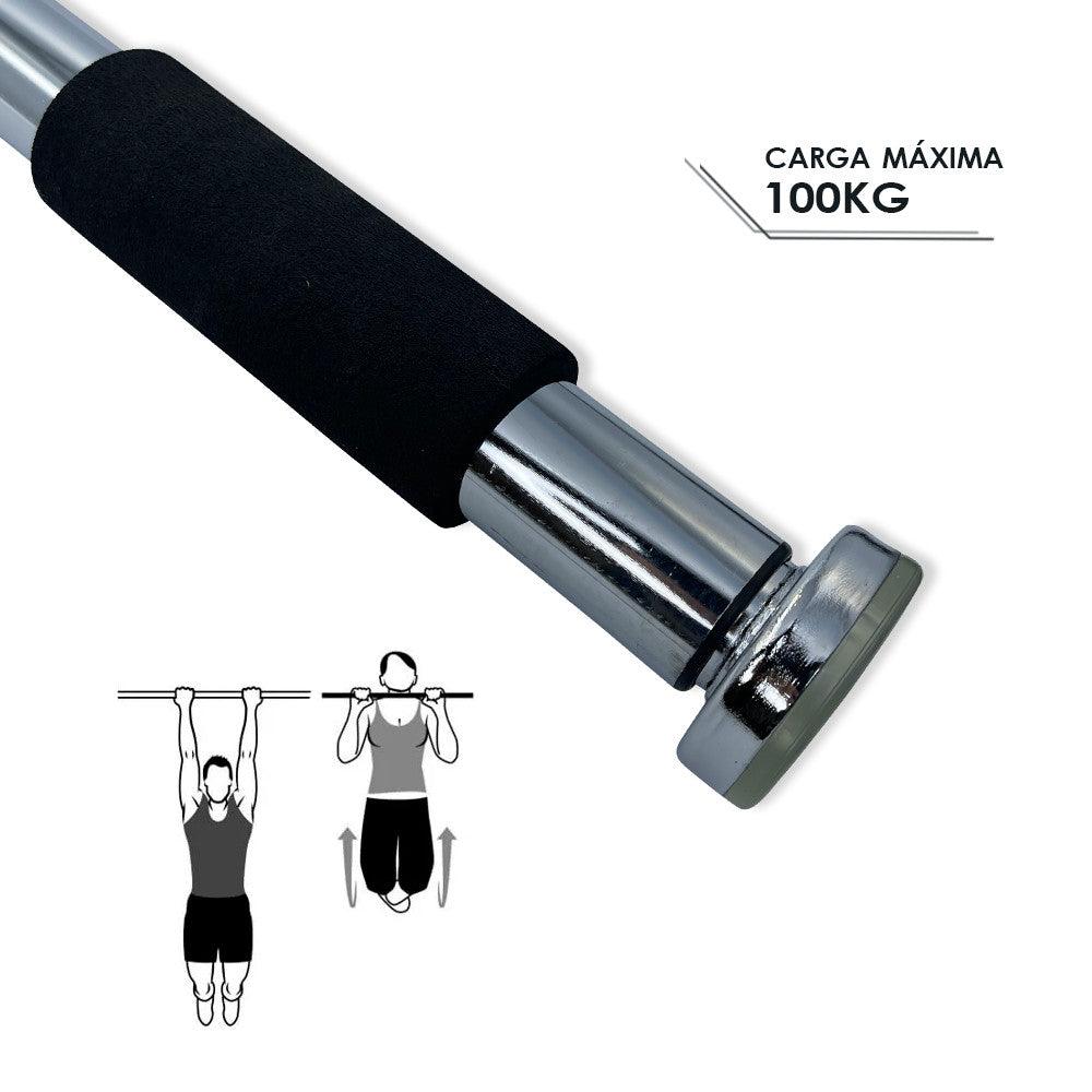Barra de Exercício Porta Fixa Treino Musculação - carbermais