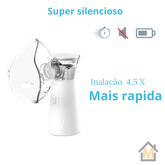 Inalador Nebulizador VitaAir® - Portátil e Ultra Silencioso (LEVE 2 E ECONOMIZE) - carbermais