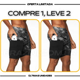 Short DryFit® de Compressão - Leve 2 Pelo Preço de 1 + BRINDE - carbermais